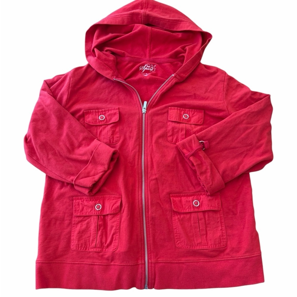 Women’s’ Style&Co Sport Zip Hoodie Size XL